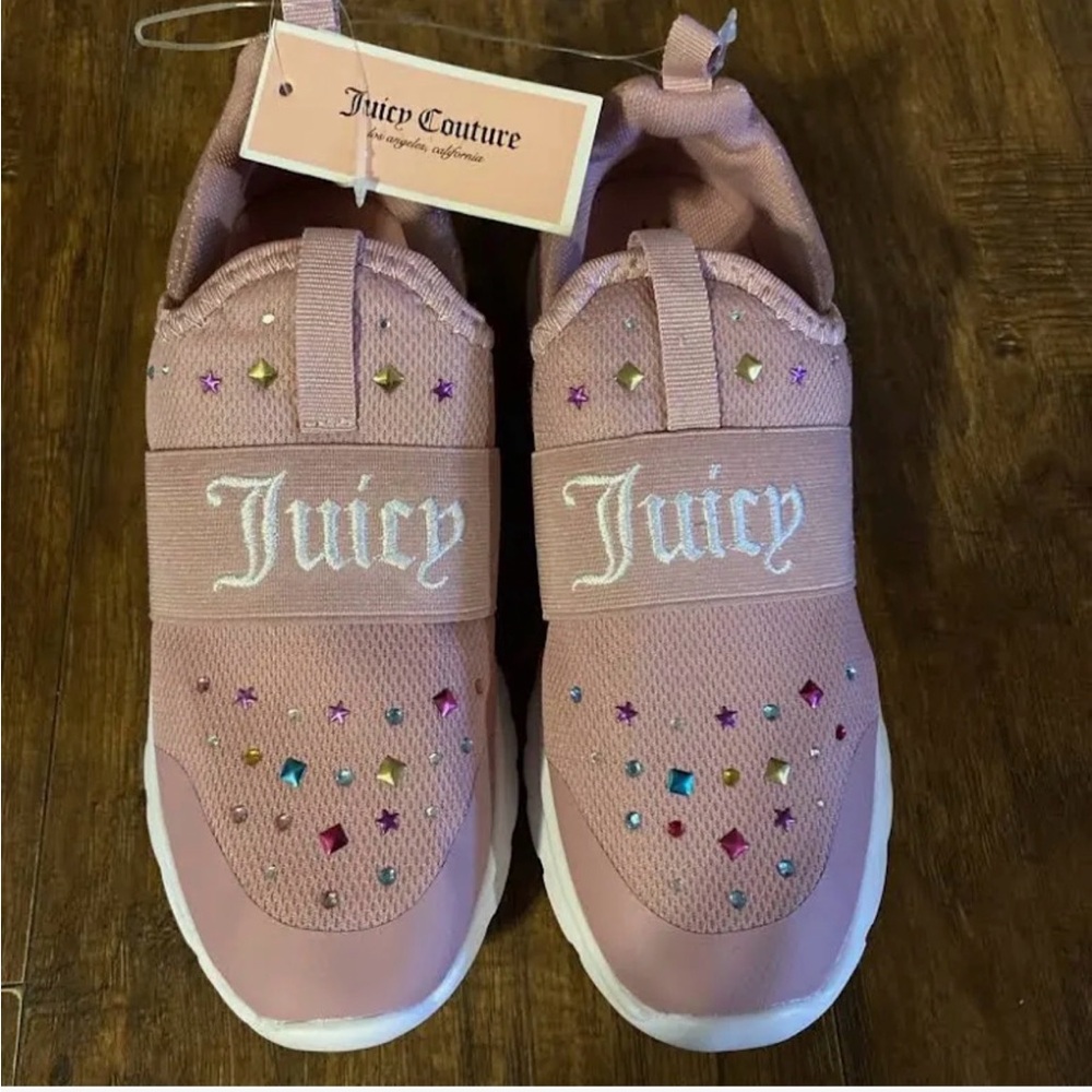 Juicy Couture Pink Jeweled Sneakers